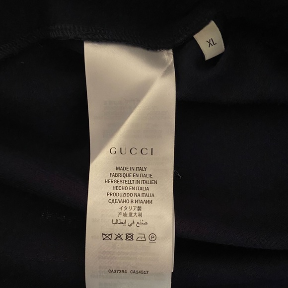 Gucci GG Floral Lace Logo Stripe Dress, Size XL - Picture 12 of 16